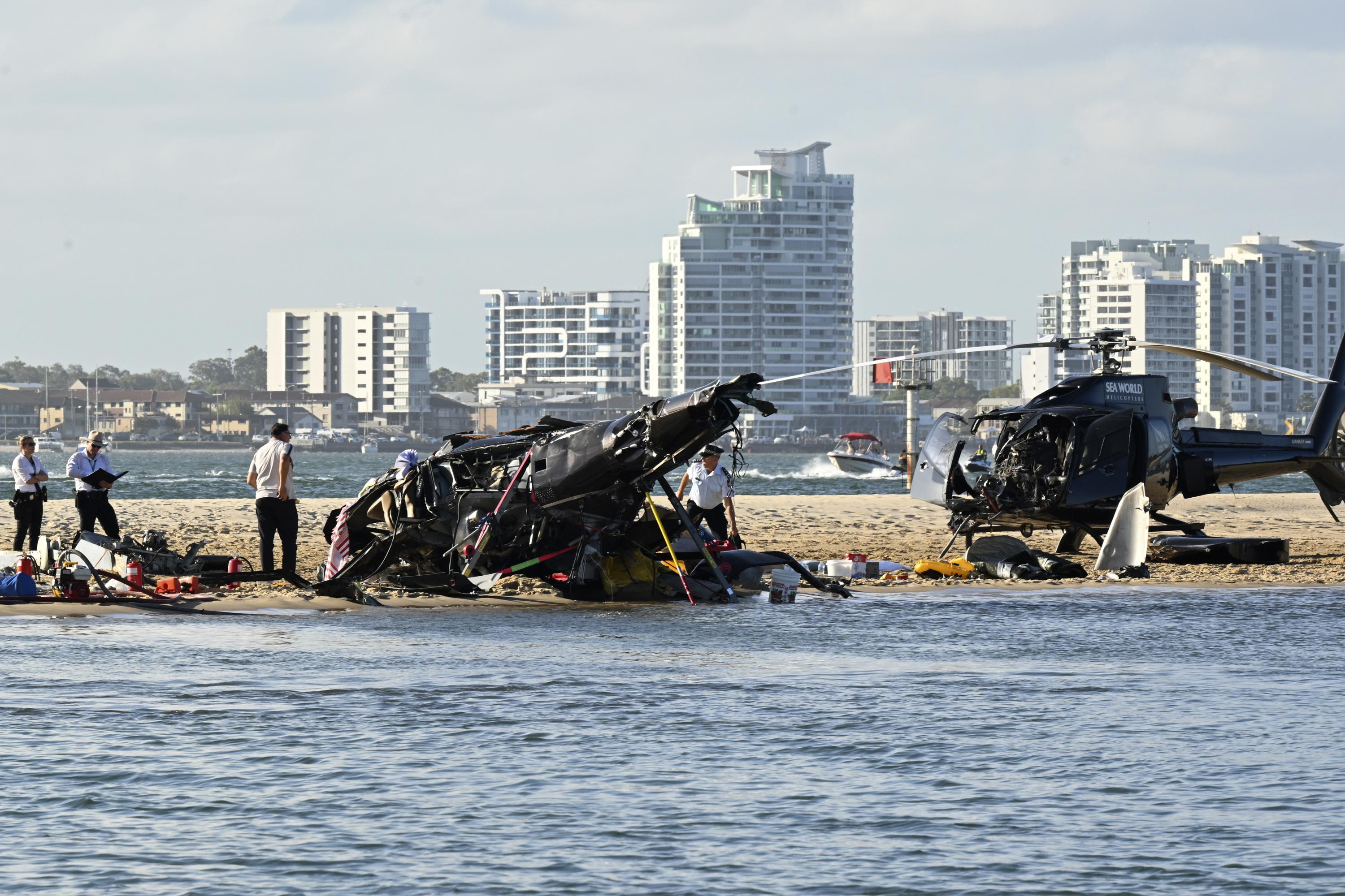 Australia helicopter pilot didn t hear any call before crash AP News