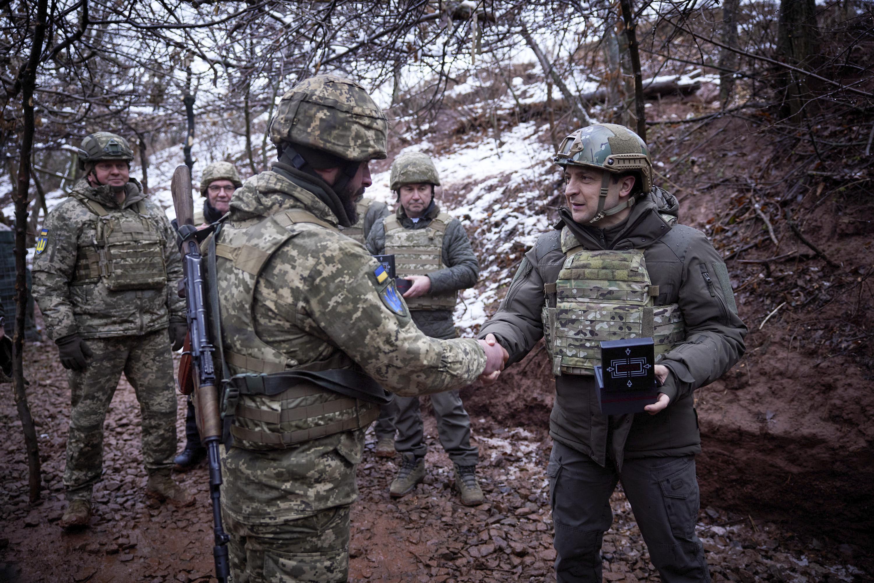 ukraine-president-hails-military-as-russia-tensions-soar-ap-news