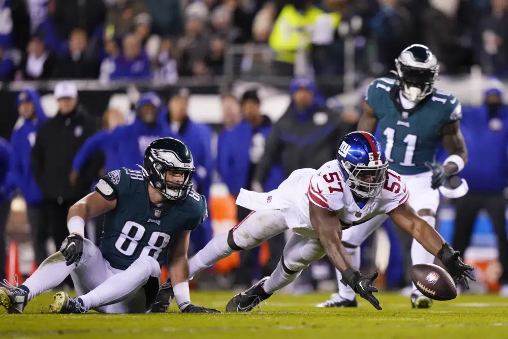 Jalen Hurts, Philadelphia Eagles pound New York Giants early, coast to NFC  title game