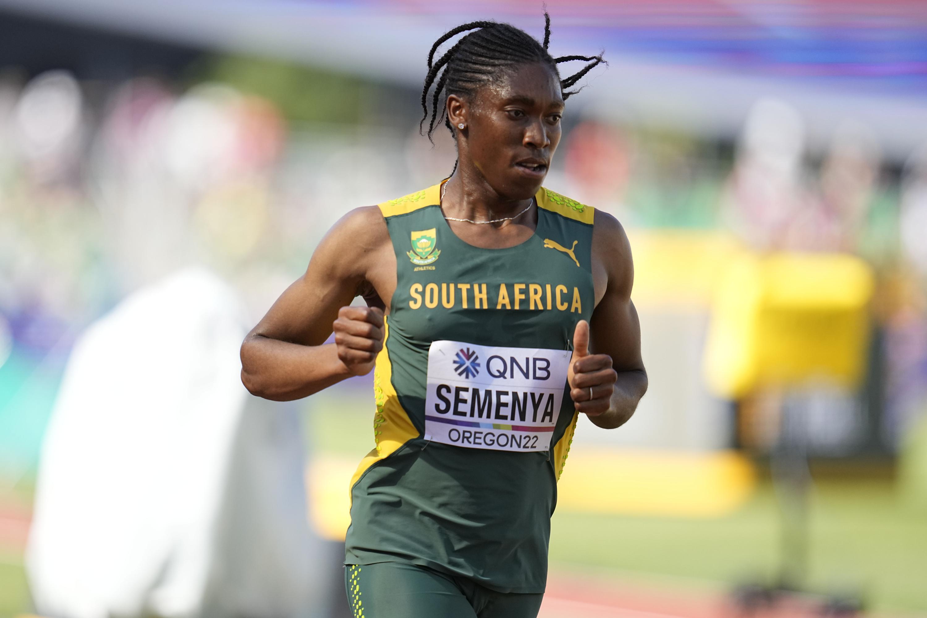 Semenya finishes 13th, doesn't advance in 5,000 at worlds | AP News