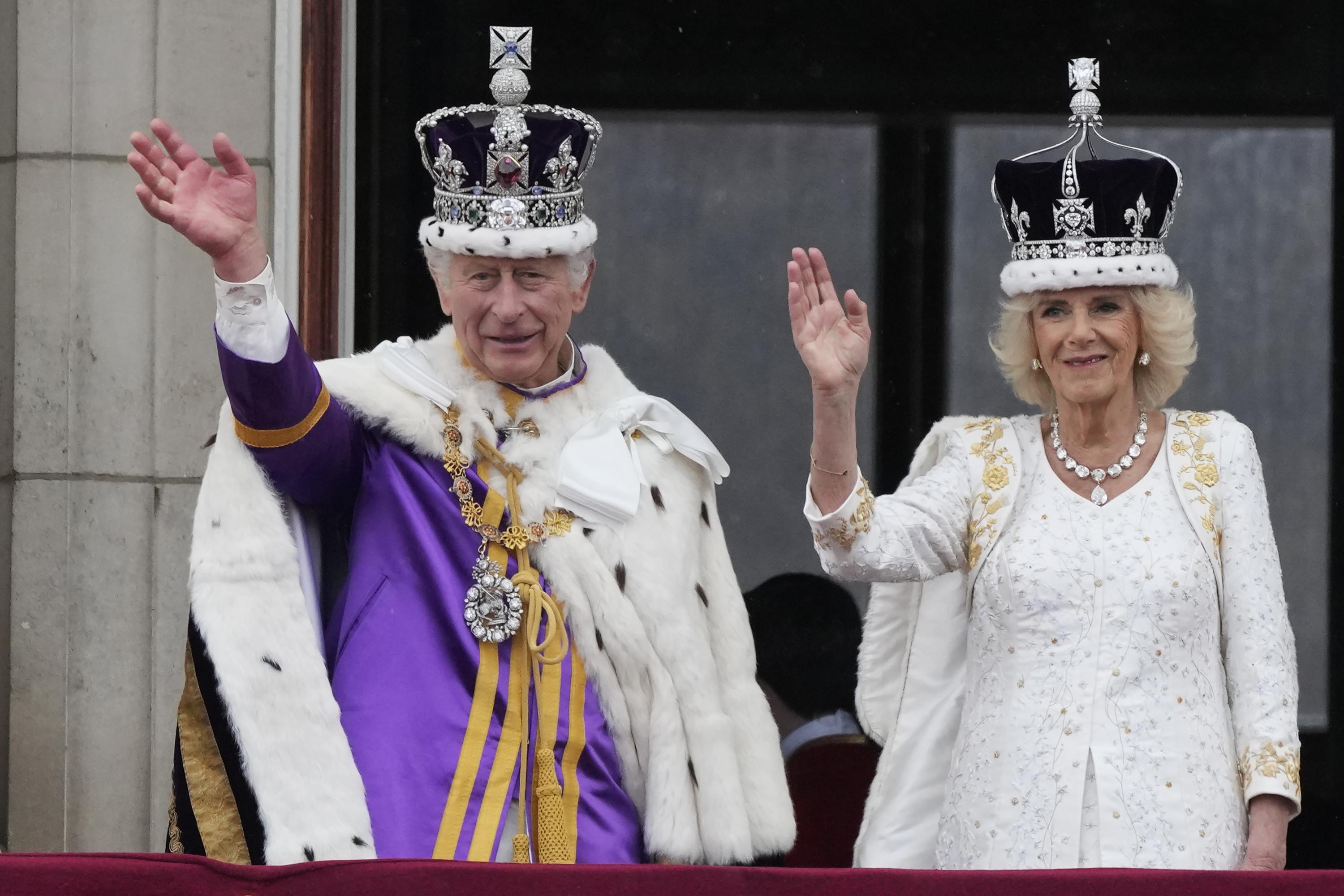 King Charles III was crowned in Westminster Abbey