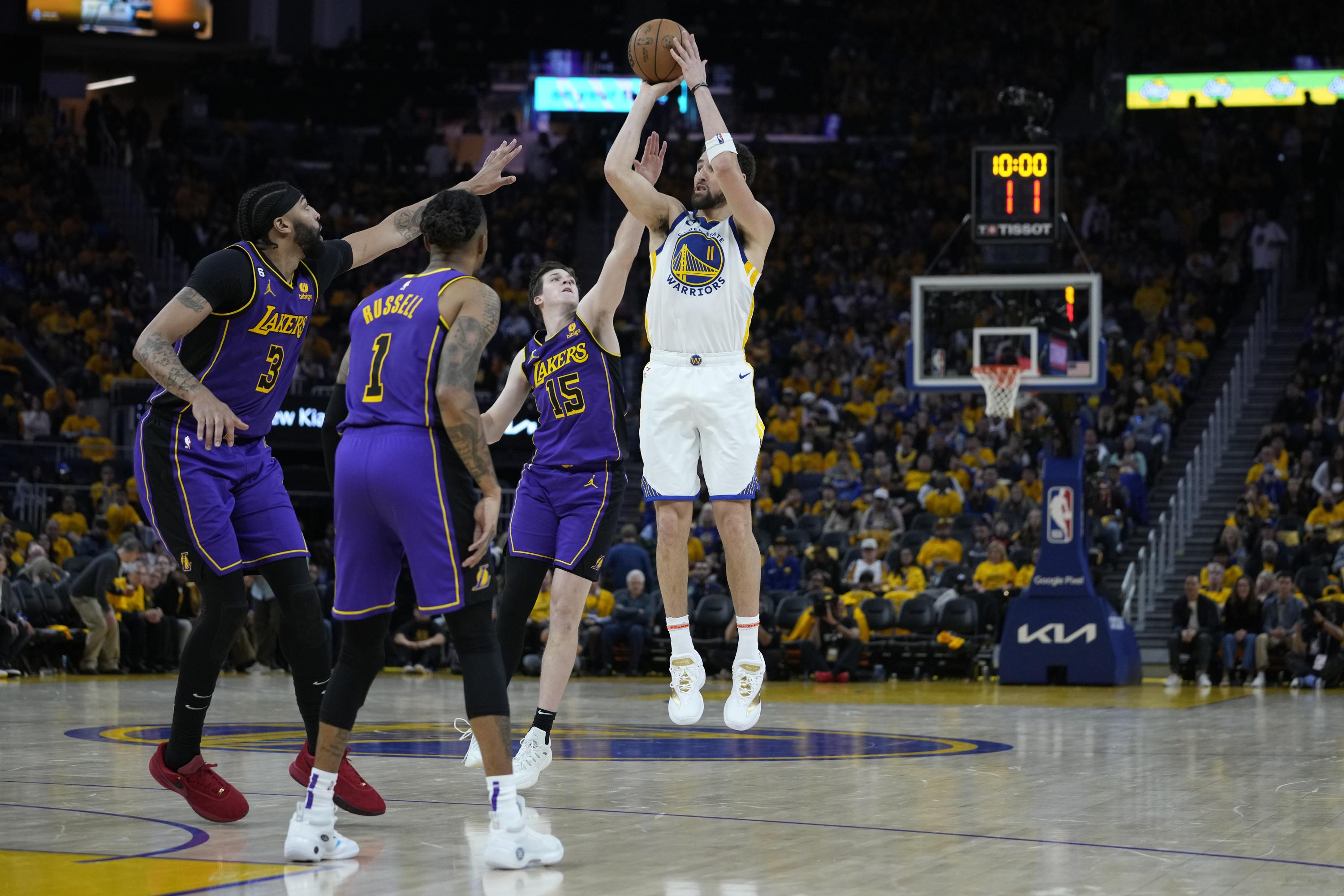 Klay Thompson's 30 point-game led to Warriors GM 2 victory vs. Lakers, THE  HERD