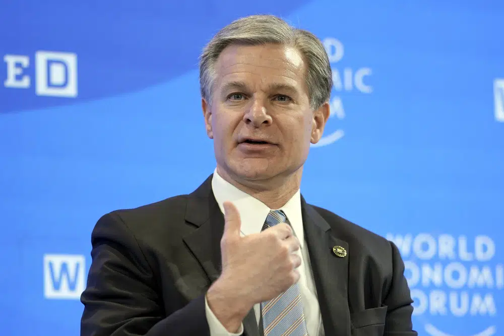 FBI chief says he’s ‘deeply concerned’ by China’s AI program