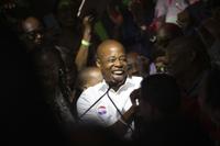 Mayoral candidate Eric Adams mingles with supporters during his election night party, late Tuesday, June 22, 2021, in New York. Adams has won the Democratic primary for mayor of New York City. Adams triumphed over a large field in New York’s first major race to use ranked choice voting. (AP Photo/Kevin Hagen)