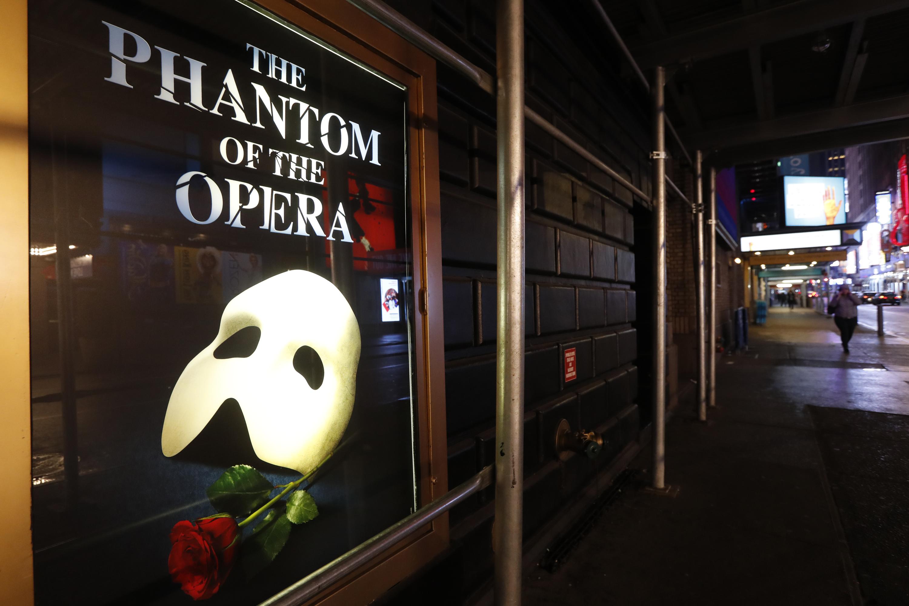 The Phantom of the Opera' to close on Broadway next year | AP News