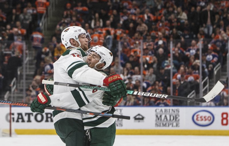 hat trick leads Wild past Oilers 