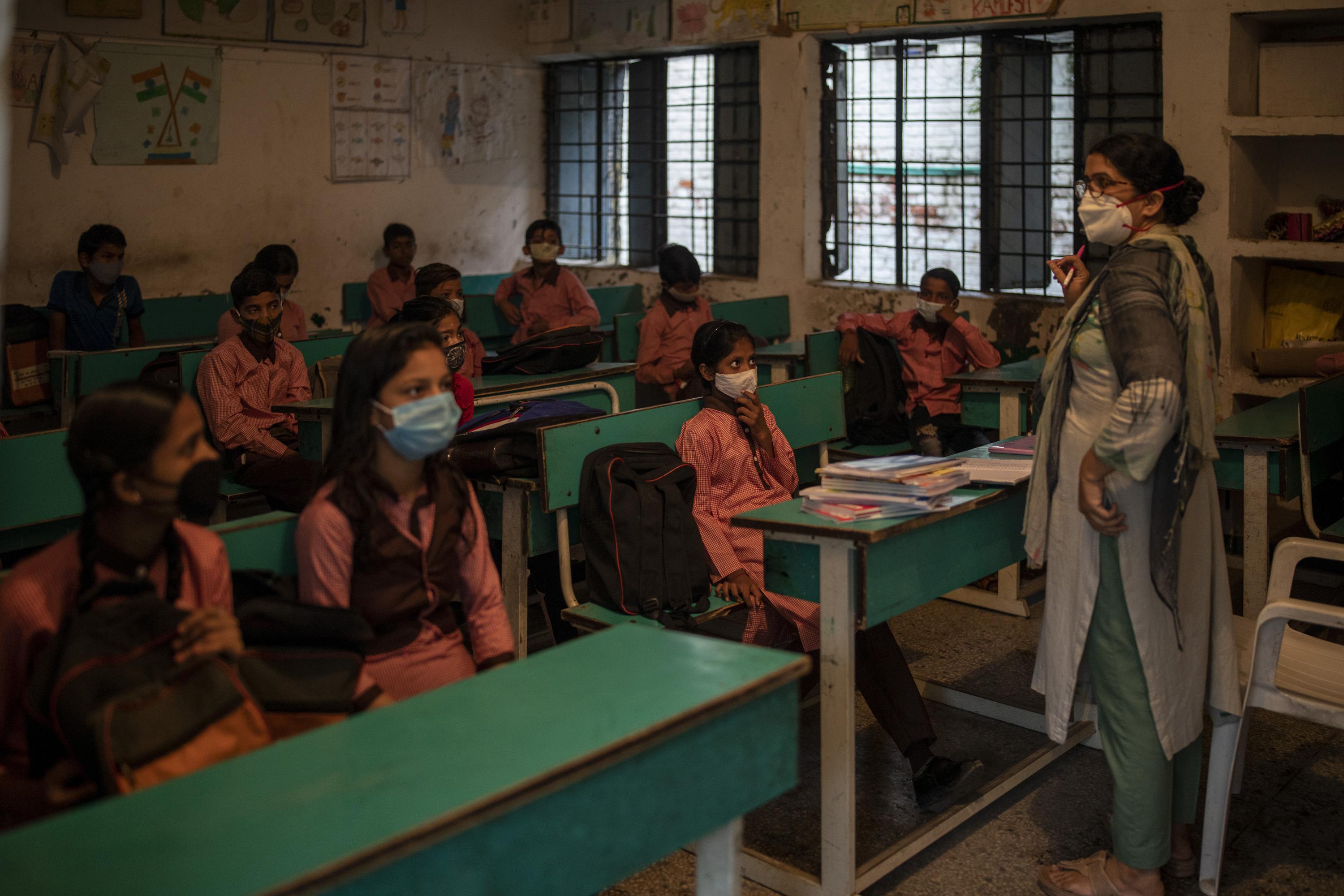 India Schools Cautiously Reopen Even As COVID Warnings Grow AP News