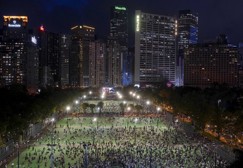 Worrying Over Future Hong Kong Defies Ban To Mark Tiananmen