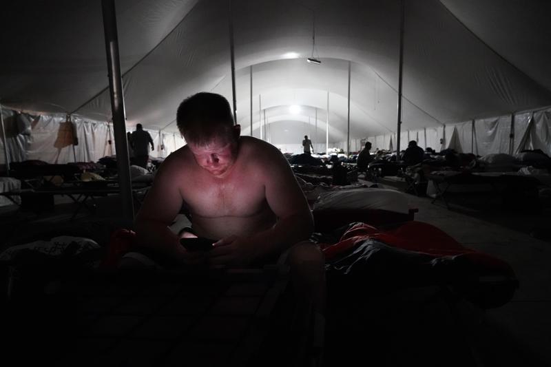 In Battle To Restore Power After Ida A Tent City Rises Ap News