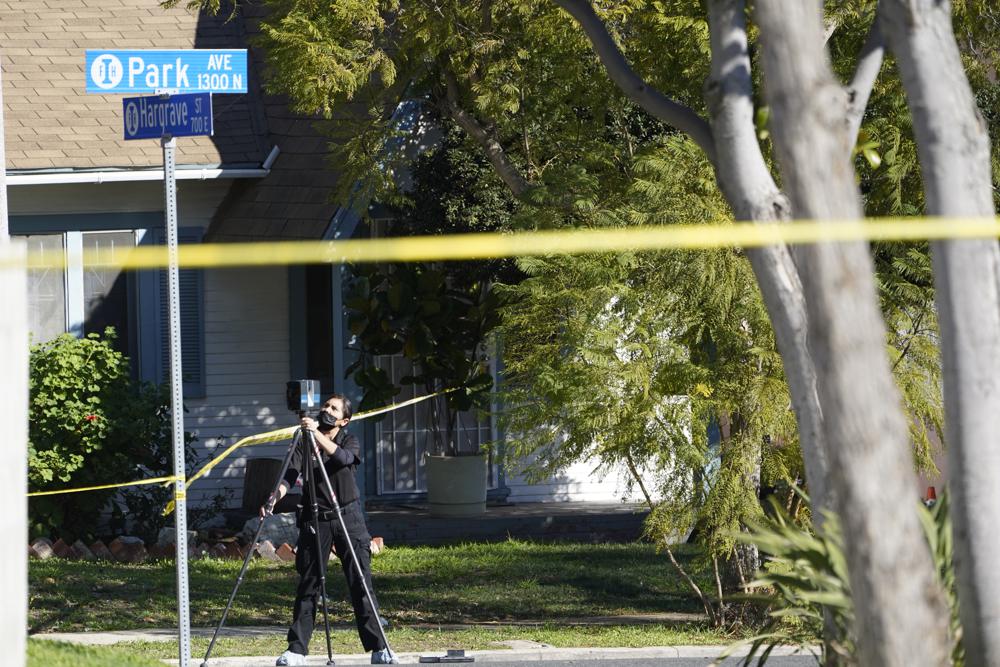 Exterior de la vivienda en Inglewood. | Foto: AP