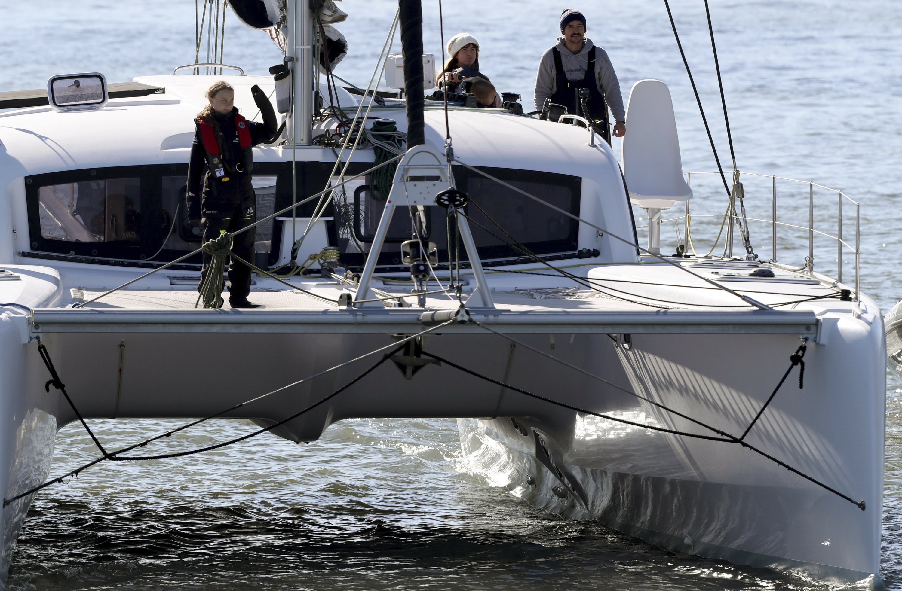 Greta Thunberg says voyage 'energized' her climate fight - The Associated Press