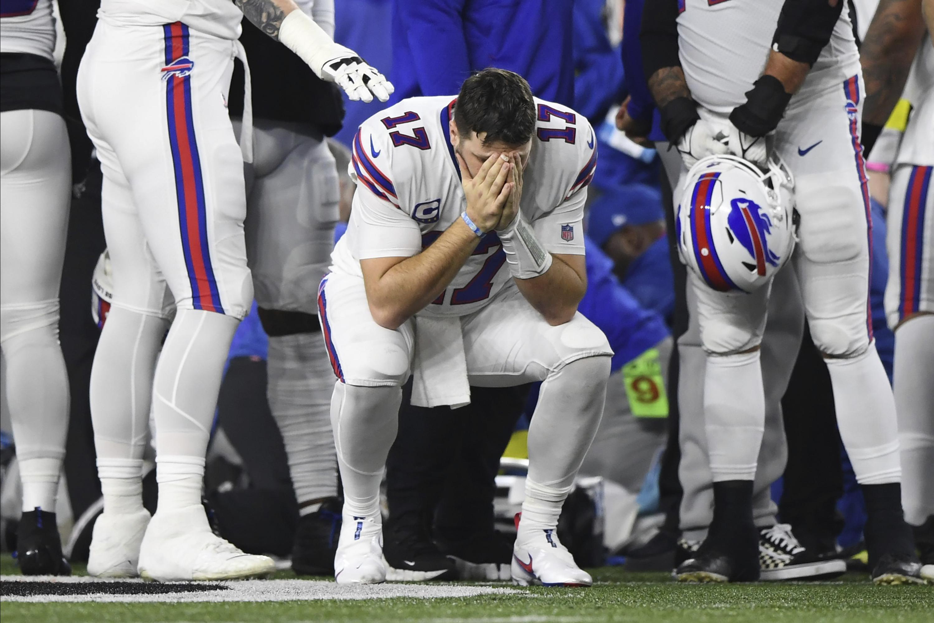 Bills' Hamlin in critical condition after collapse on field AP News