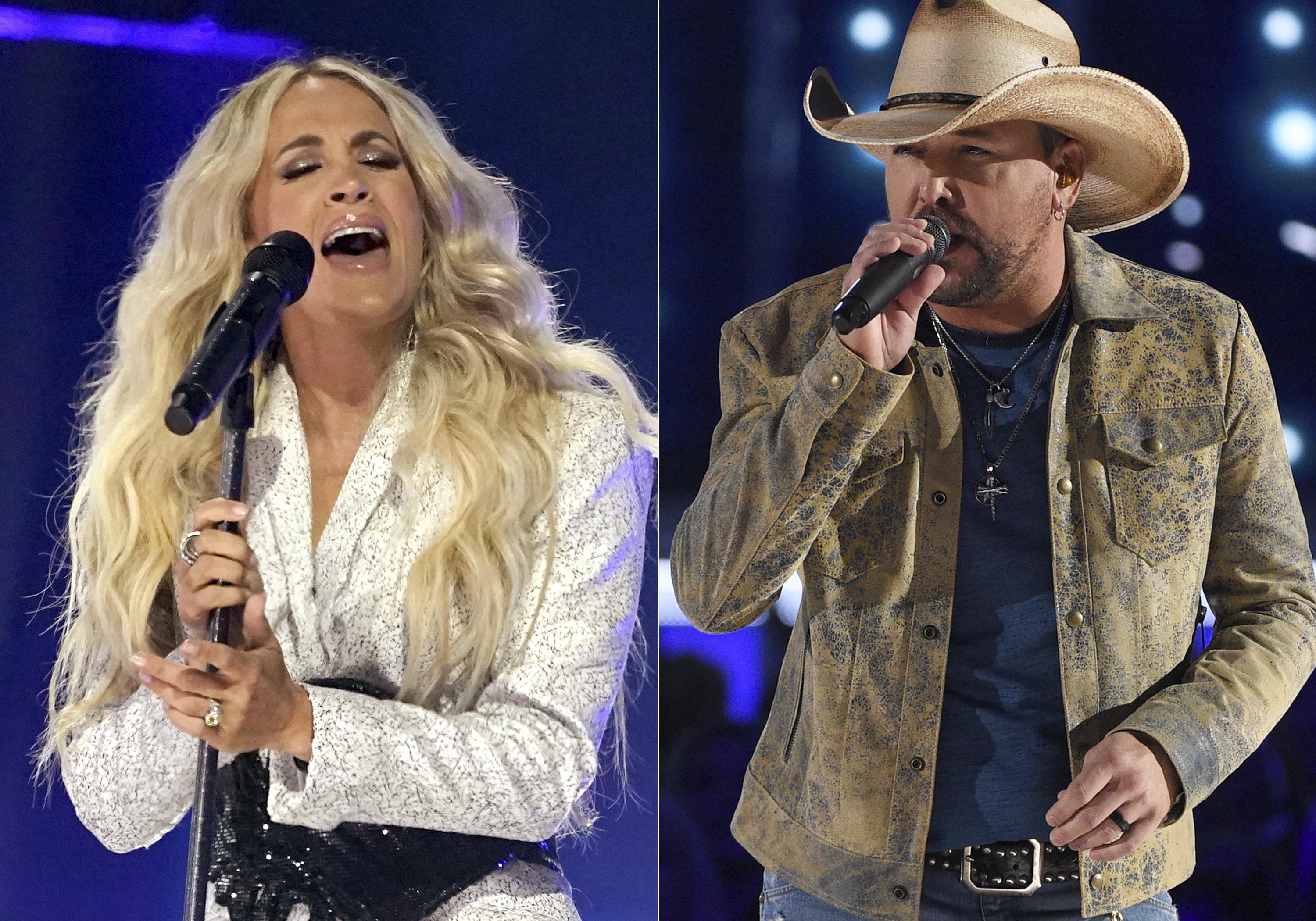 CMAs 2021: Carrie Underwood Duets With Jason Aldean