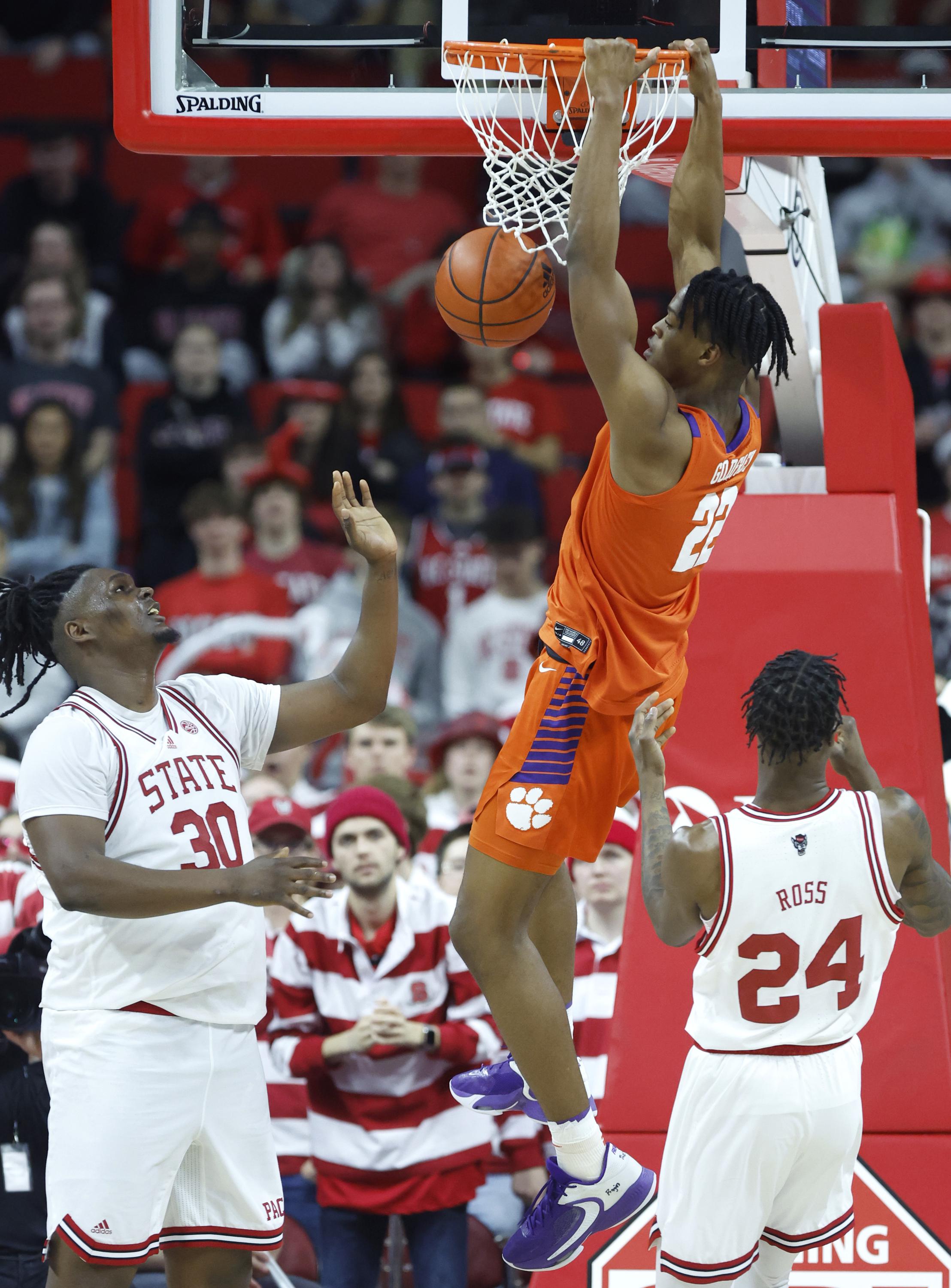 Galloway, Hall lead Clemson past N.C. State 96-71