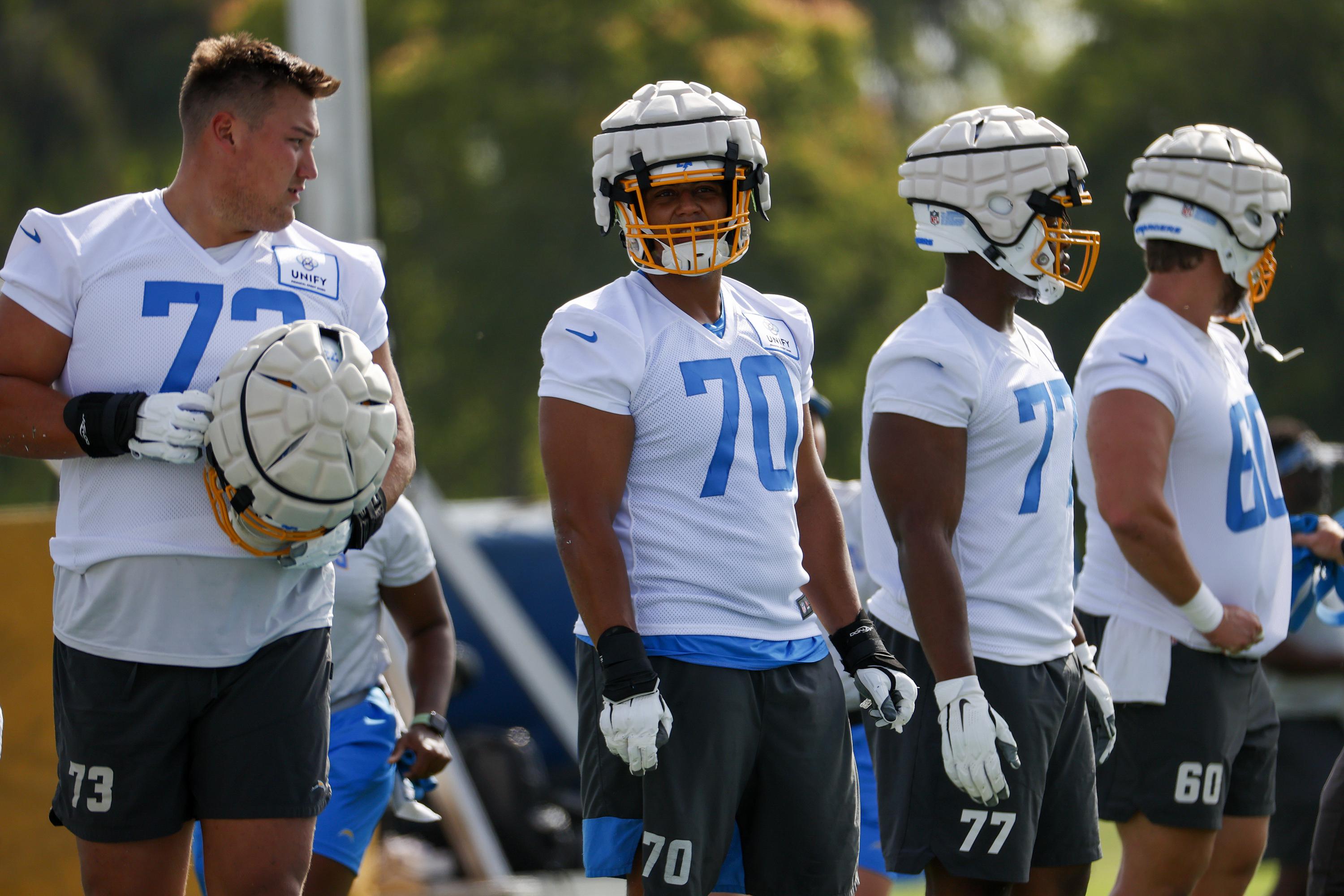 Chargers rookie Zion Johnson builds his game with calmness AP News