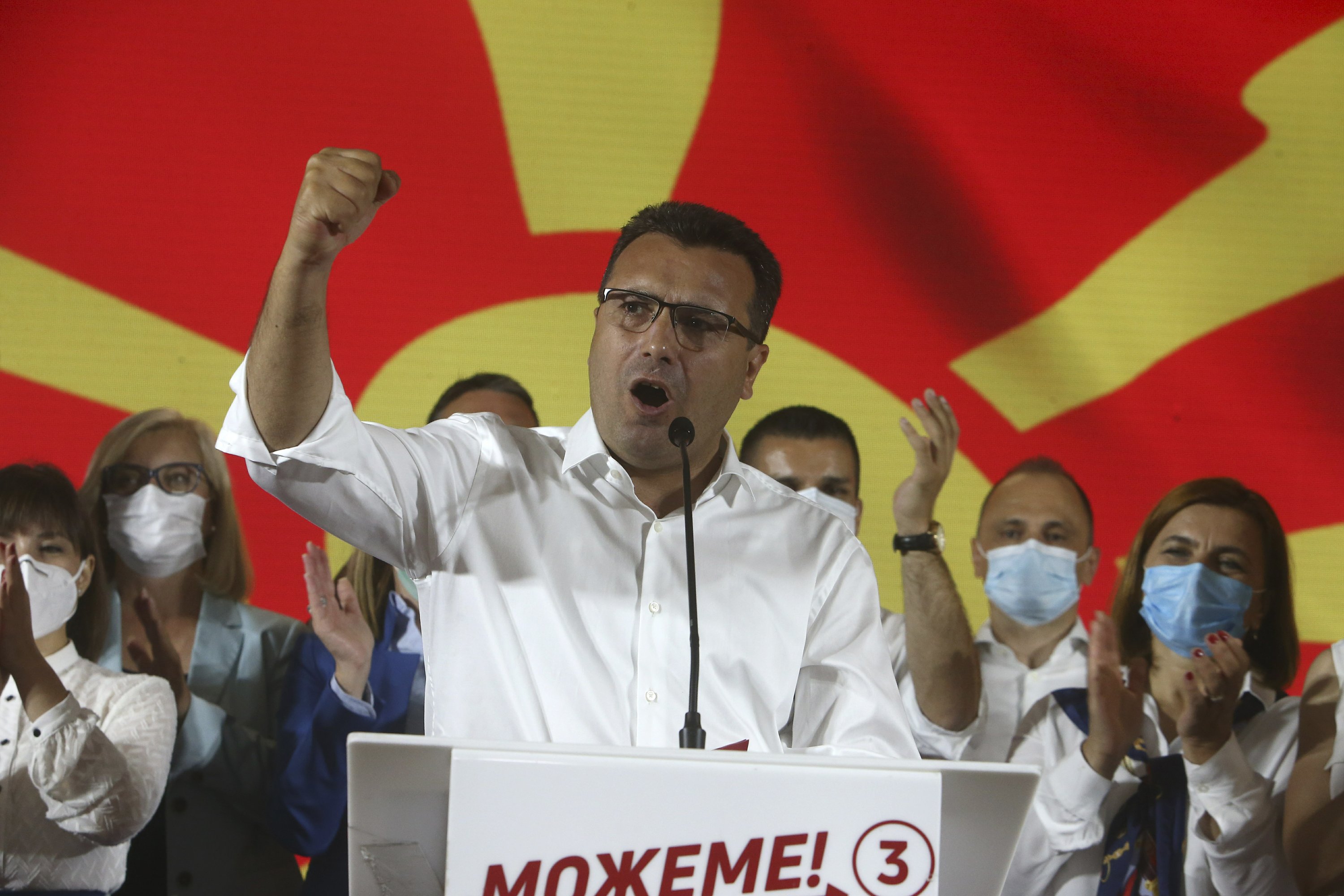 ProWestern party claims victory in North Macedonia election AP News