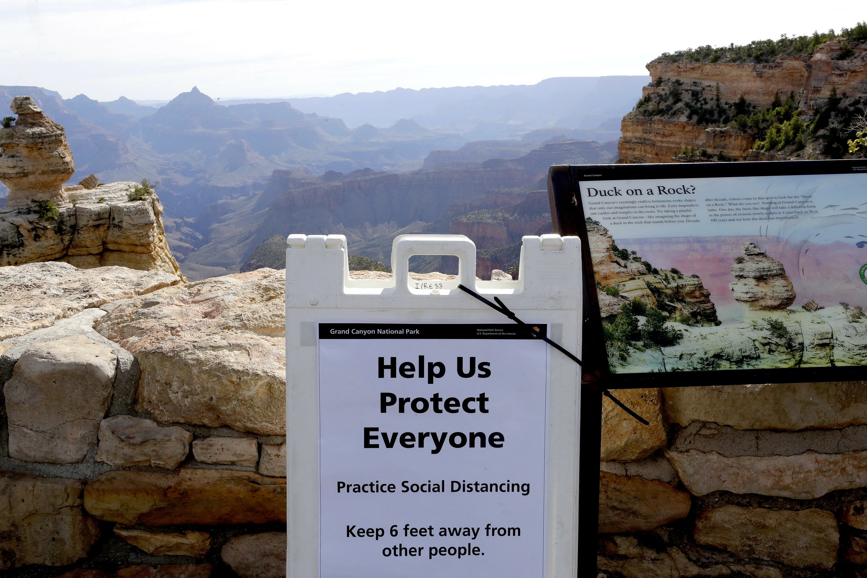 Tourists Enter Reopened Grand Canyon Despite Virus Concerns
