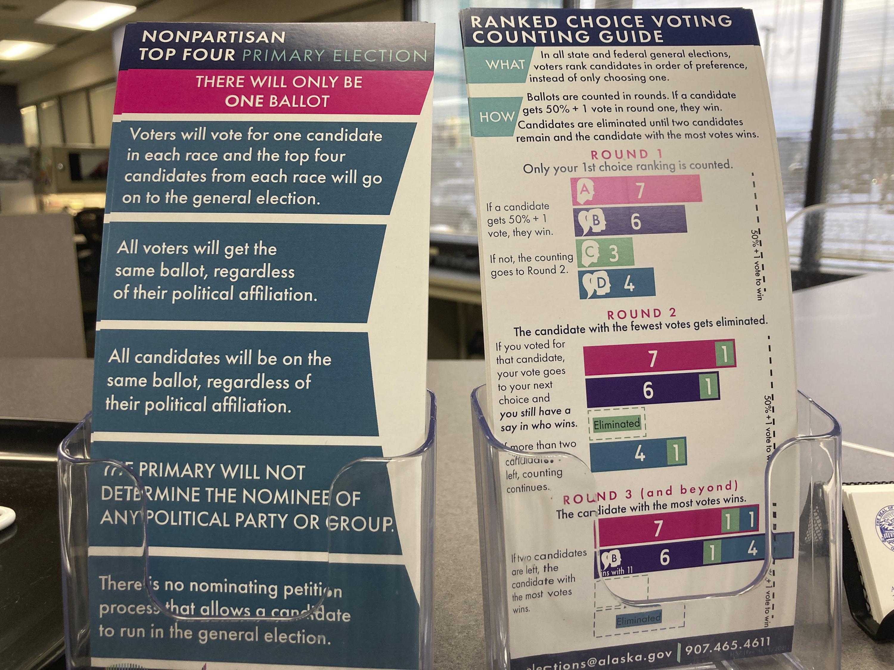 EXPLAINER: How ranked choice voting works in Alaska