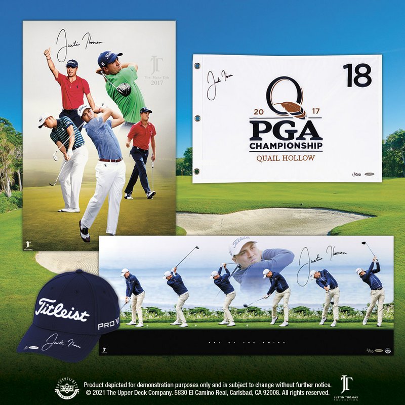 Upper Deck Releases Never Before Seen Autographed Justin Thomas Memorabilia