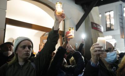 Una protesta contra la ley de aborto en Polonia, en Varsovia, el 6 de noviembre del 2021. (Foto AP/Czarek Sokolowski)