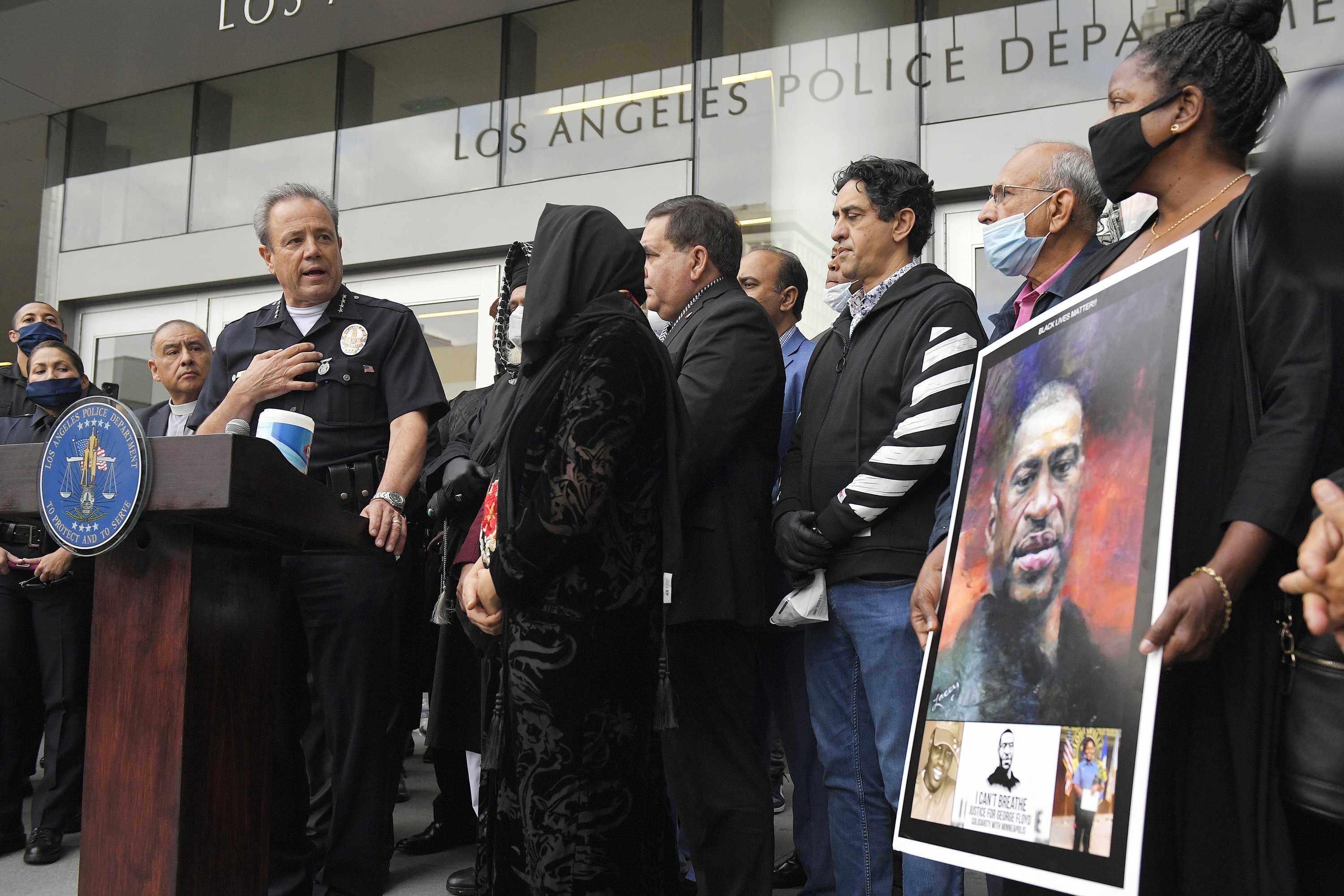 LAPD, police union outraged by Floyd ‘Valentine’ report