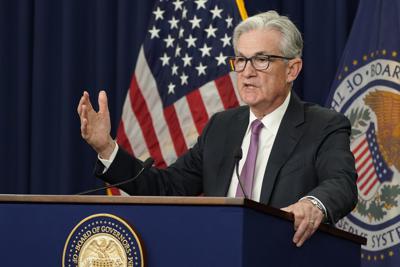 Federal Reserve Chairman Jerome Powell speaks during a news conference at the Federal Reserve Board building in Washington, Wednesday, July 27, 2022. (AP Photo/Manuel Balce Ceneta)