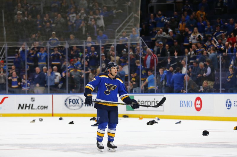 Schwartz scores hat trick for Blues in 