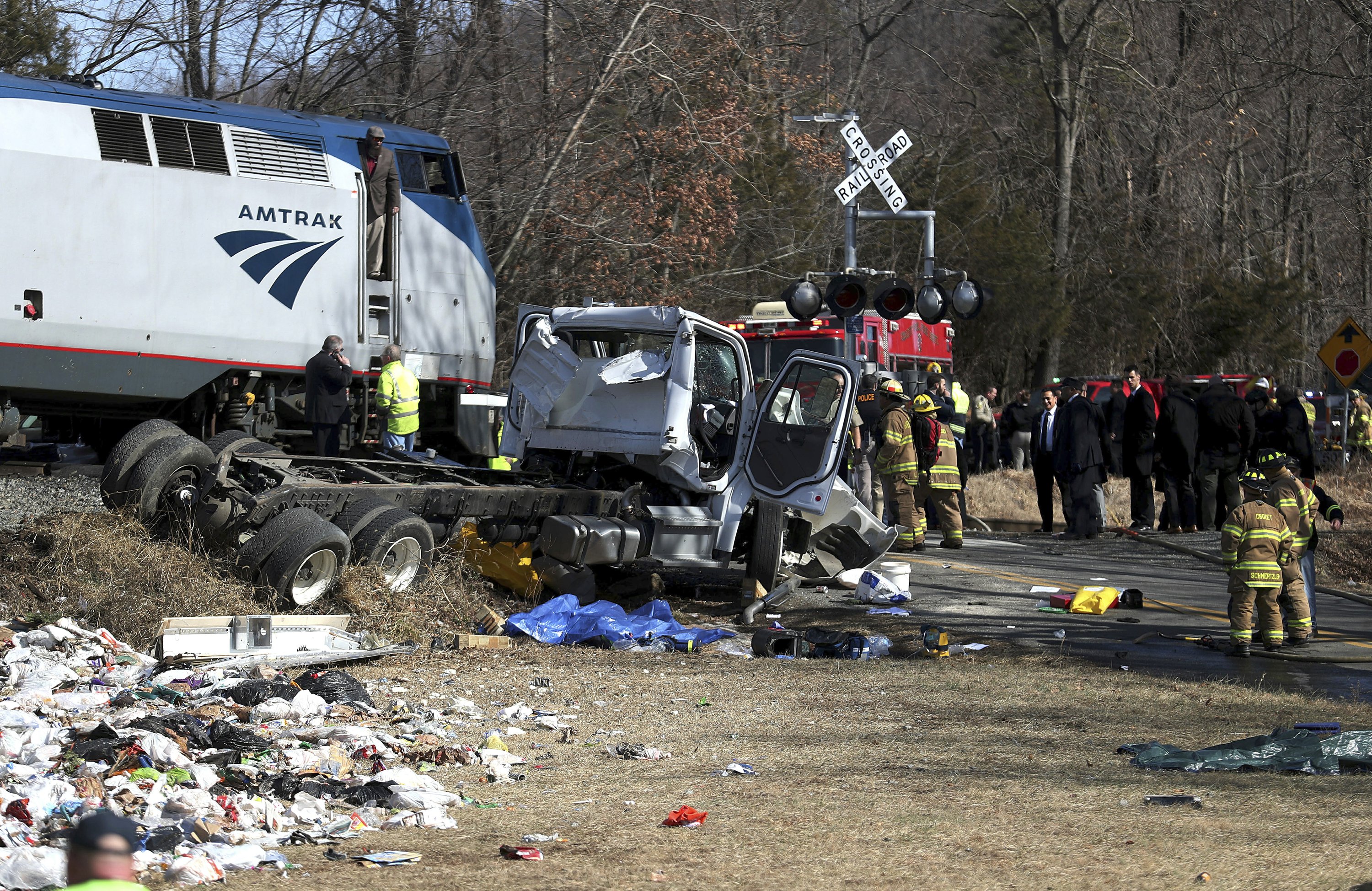 Drivers say safety arms at crash site seemed to malfunction AP News