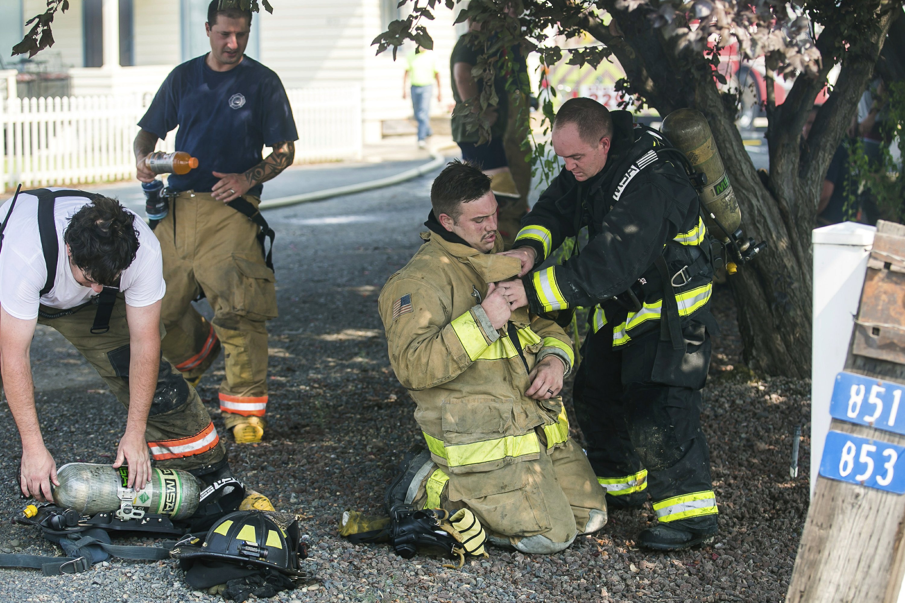 Rehab Units Help Firefighters With Overexertion Dehydration