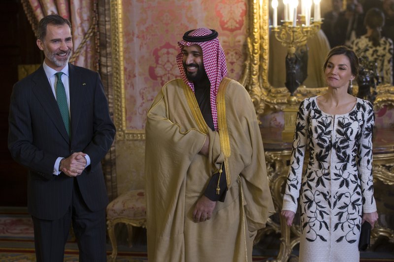Saudi prince visits Spain amid criticism over defense sales