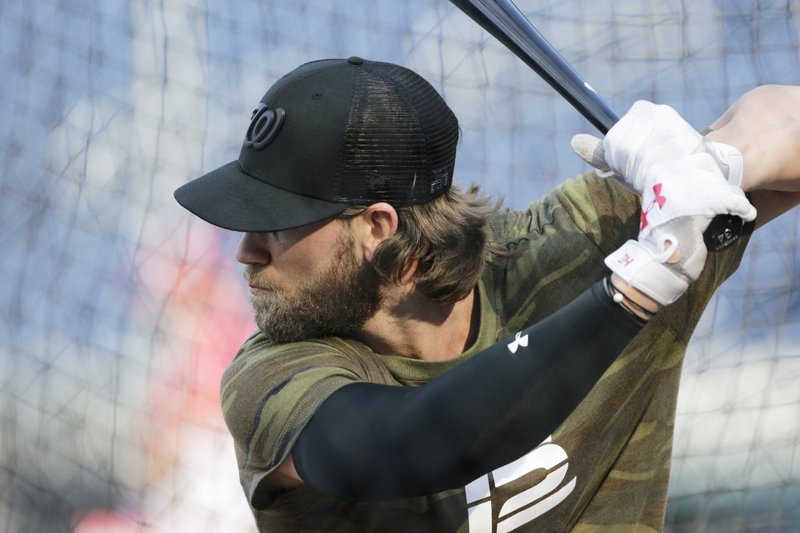 bryce harper batting practice