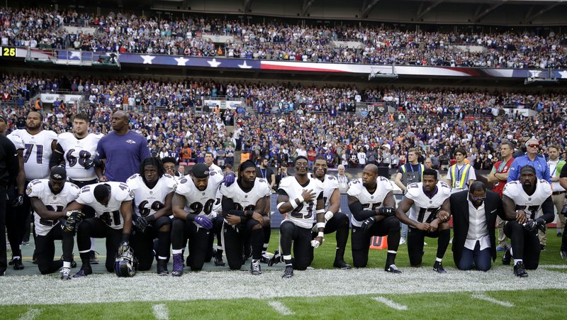 The Latest More Than 200 Nfl Players Dont Stand For Anthem