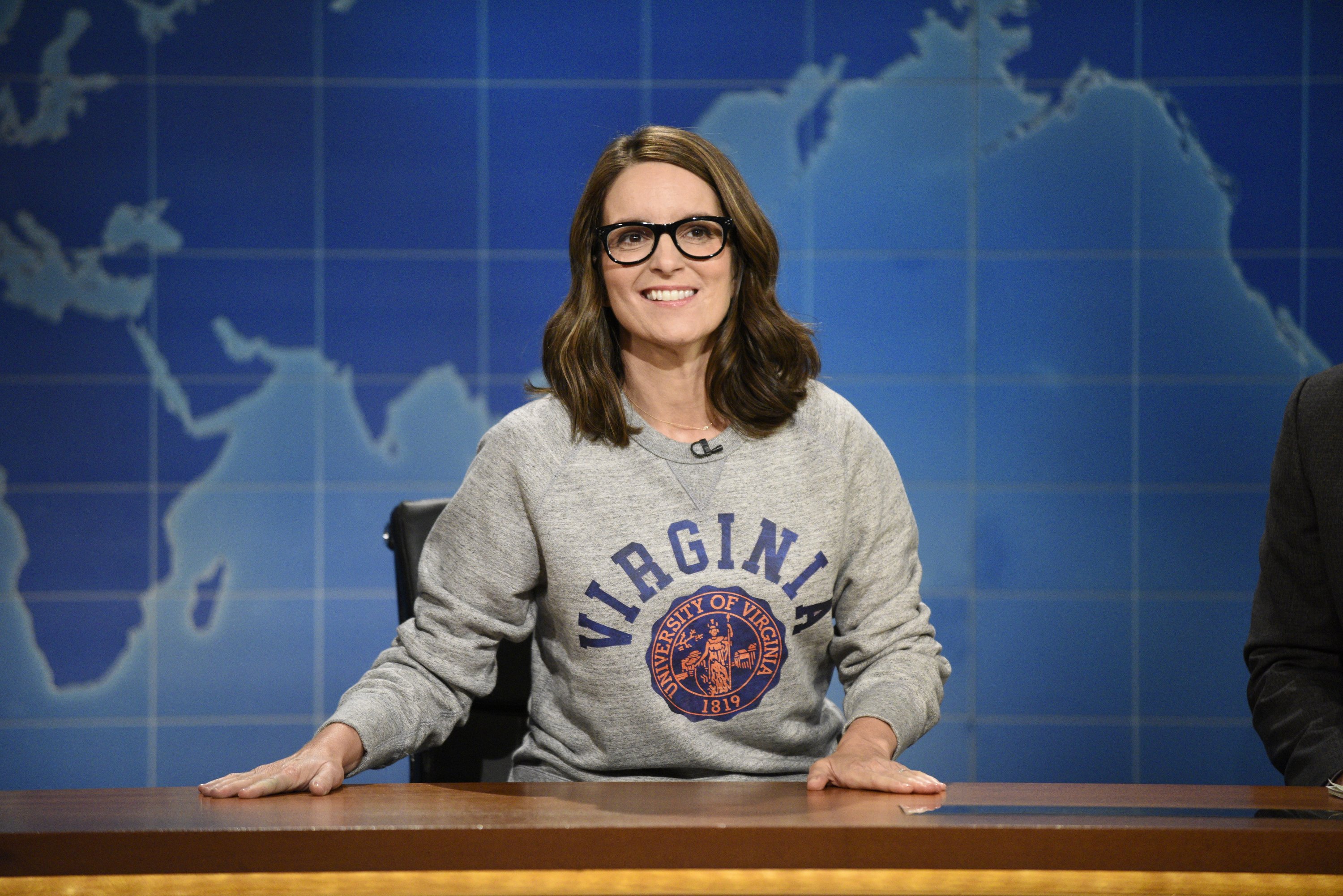 Tina Fey Returns To Weekend Update To Talk Charlottesville