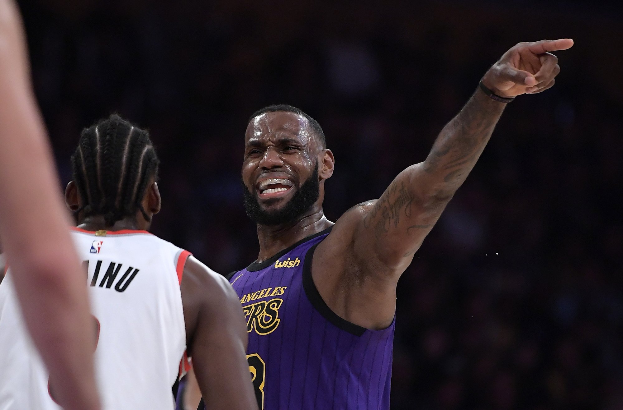 LeBron James, Al-Farouq Aminu