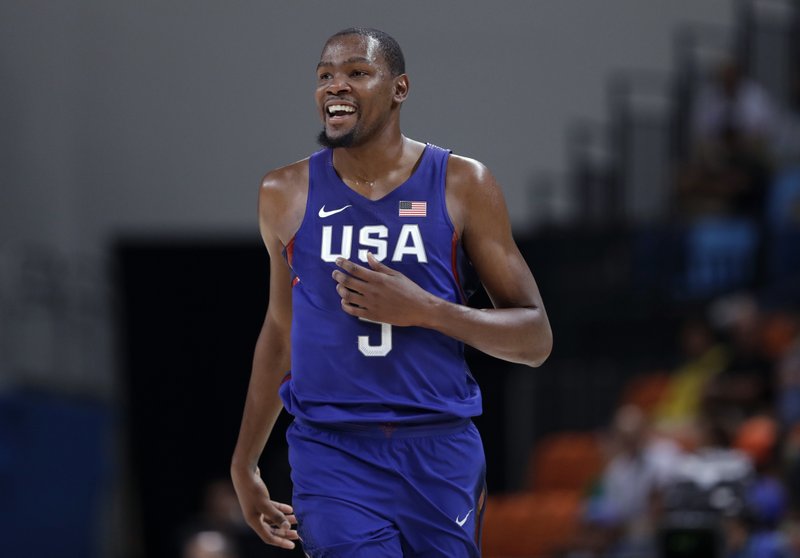 kevin durant rio jersey