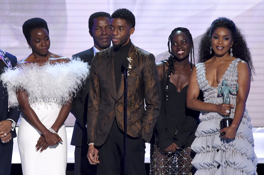 Danai Gurira, Isaach de Bankole, Chadwick Boseman, Lupita Nyong'o, Angela Bassett