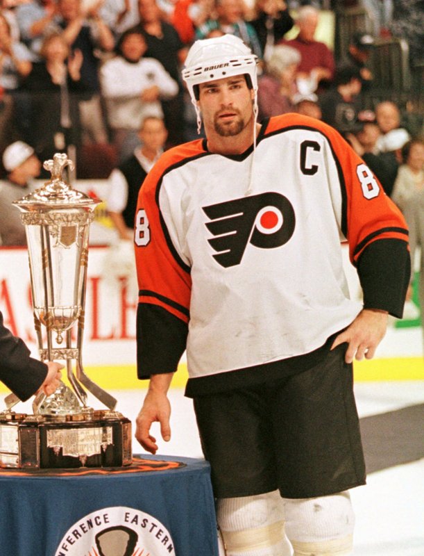 number retirements for rangers ratelle flyers lindros philadelphia flyers eric lindros