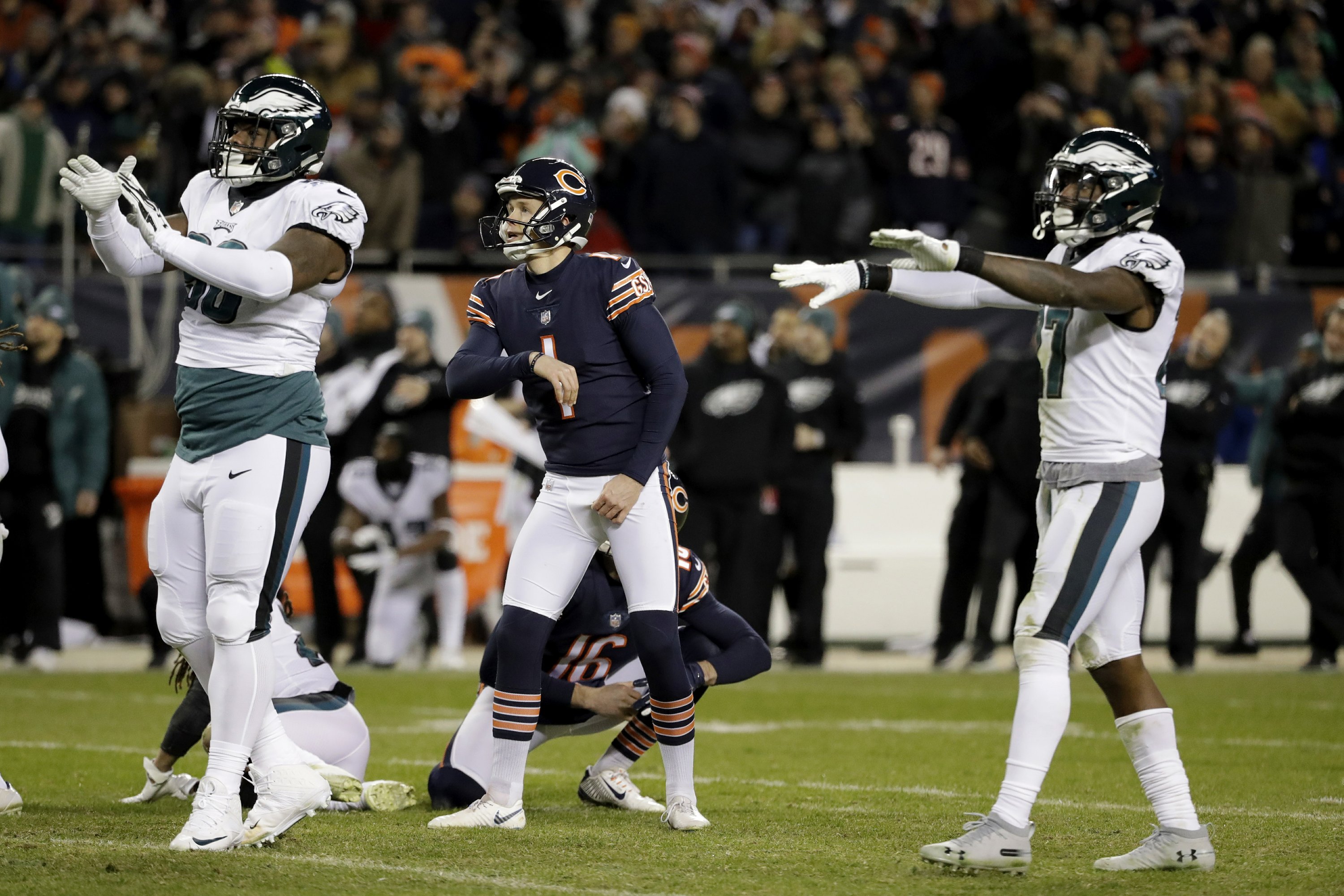 Parkey Hits Upright Again Bears Lose To Eagles In Wild Card