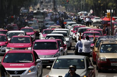 Cab drivers protest Uber, rideshare apps in Mexico City  AP News