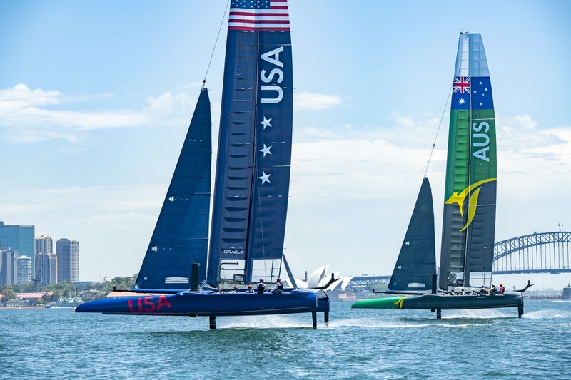 High Tech Sailgp Series Hits The Water On Sydney Harbour