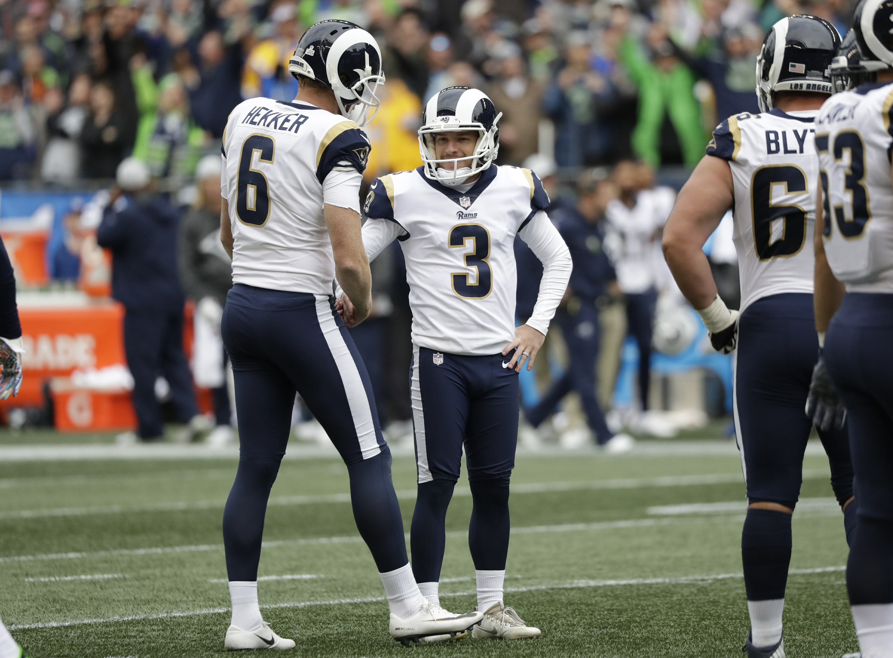 The Latest NFL kickers struggle with 4 missed extra points