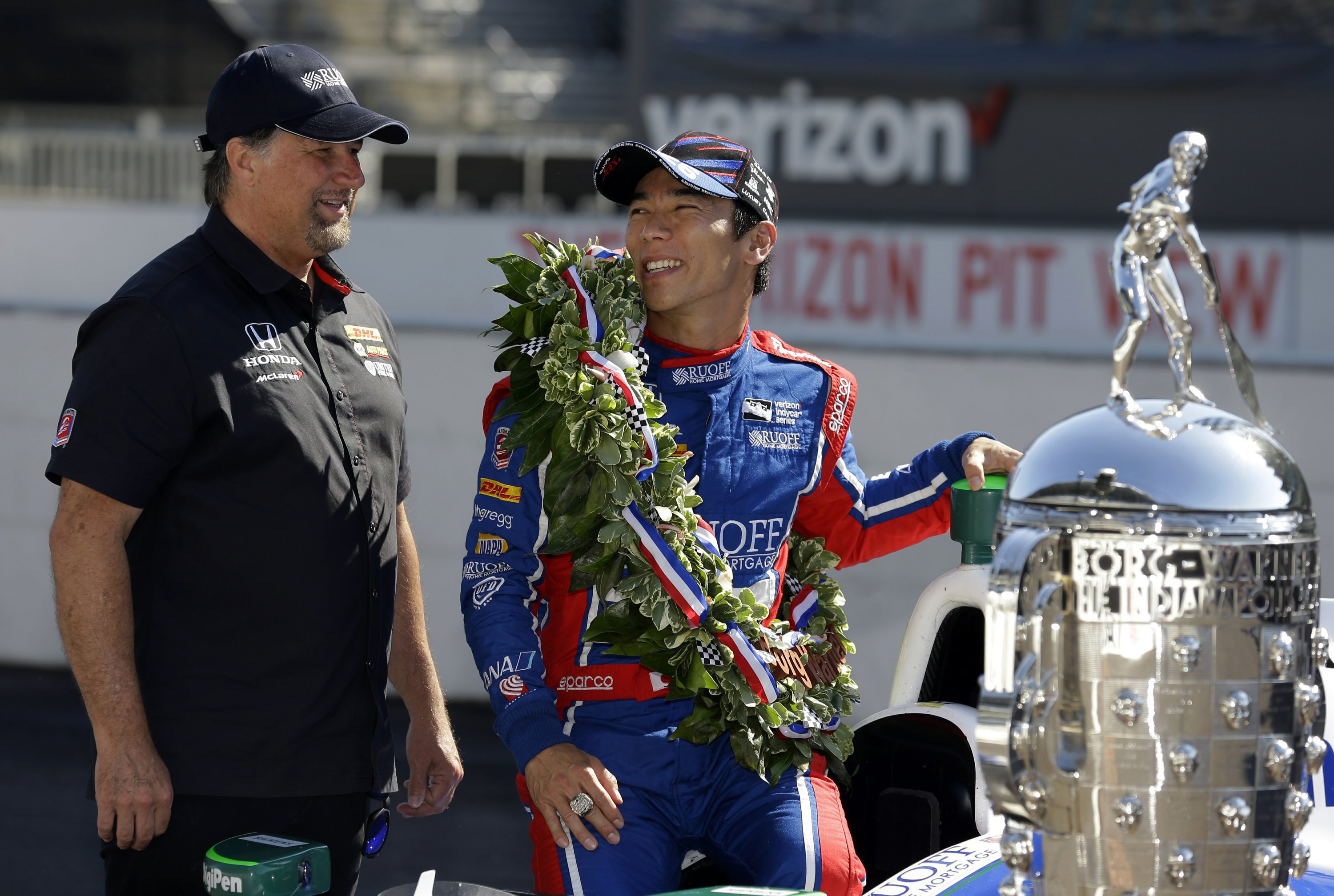 Sato Takes Michael Andretti To Victory Lane At Indy