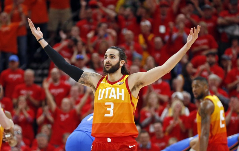 Rubio S Triple Double Leads Jazz Past Thunder 115 102