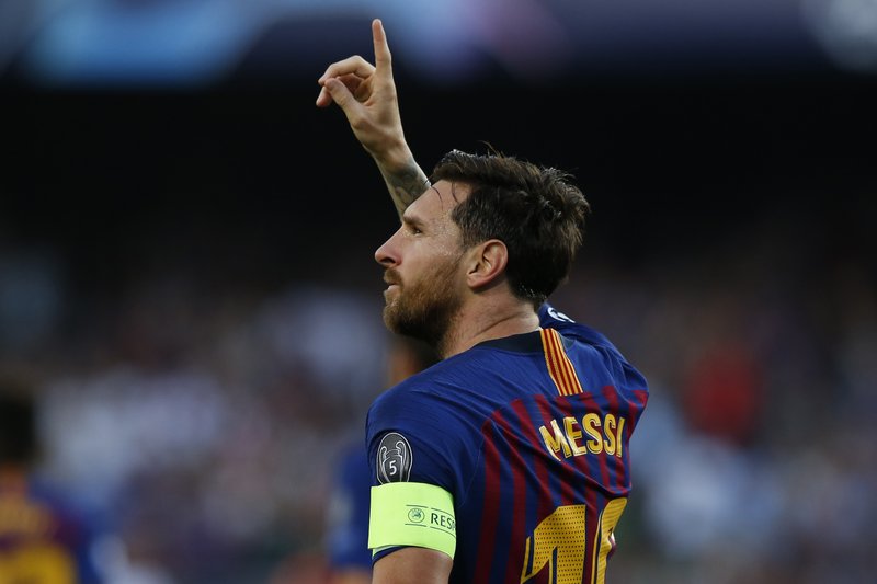messi champions league 2018