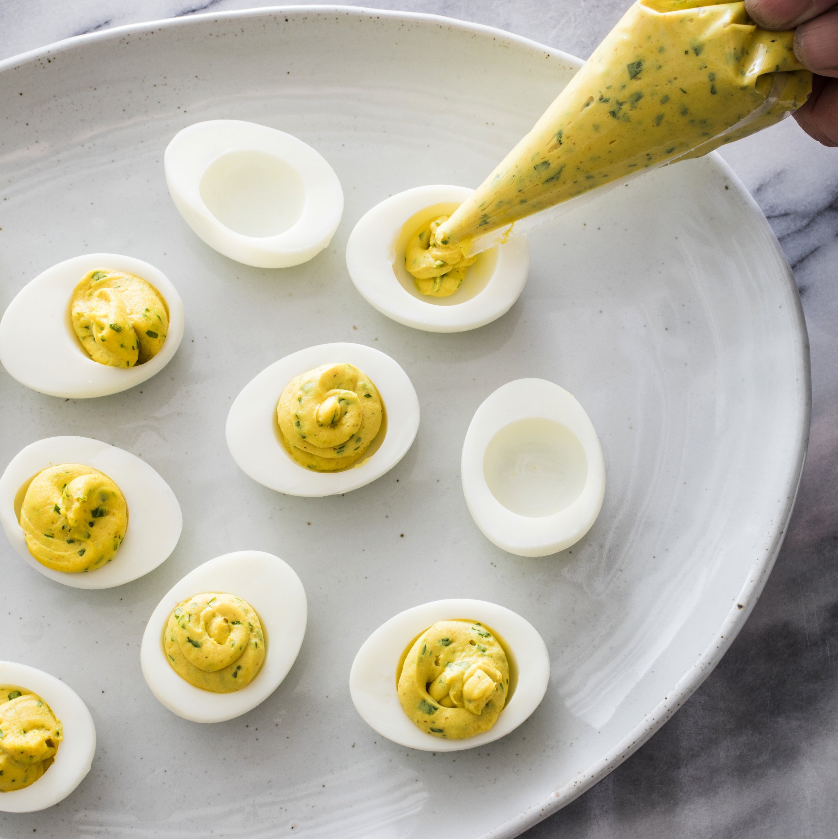 Make delicious deviled eggs without the strain or torment AP News