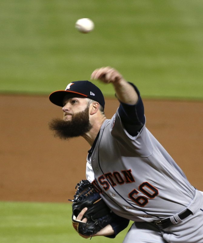 Dallas Keuchel Earns 7th Win As Astros Beat Marlins 12 2