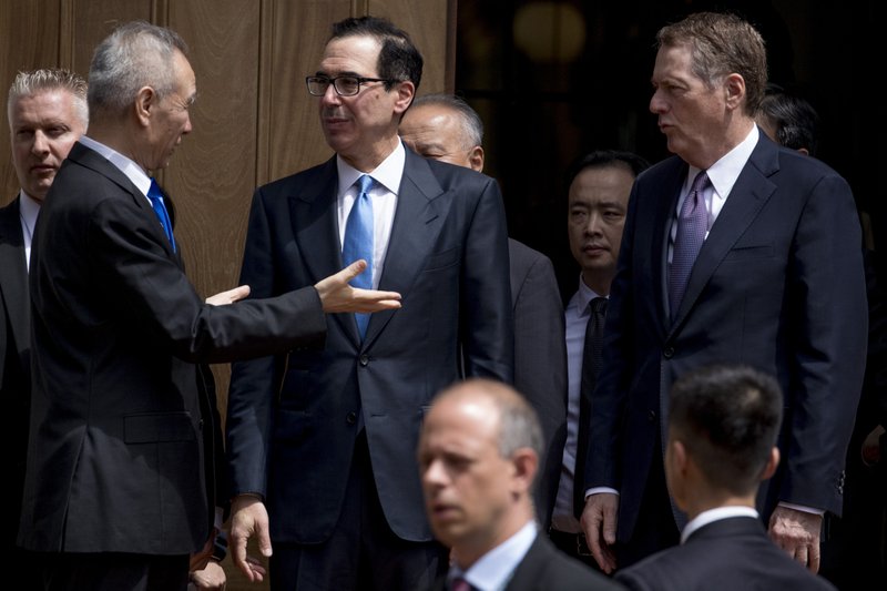 Steve Mnuchin, Robert Lighthizer, Liu He