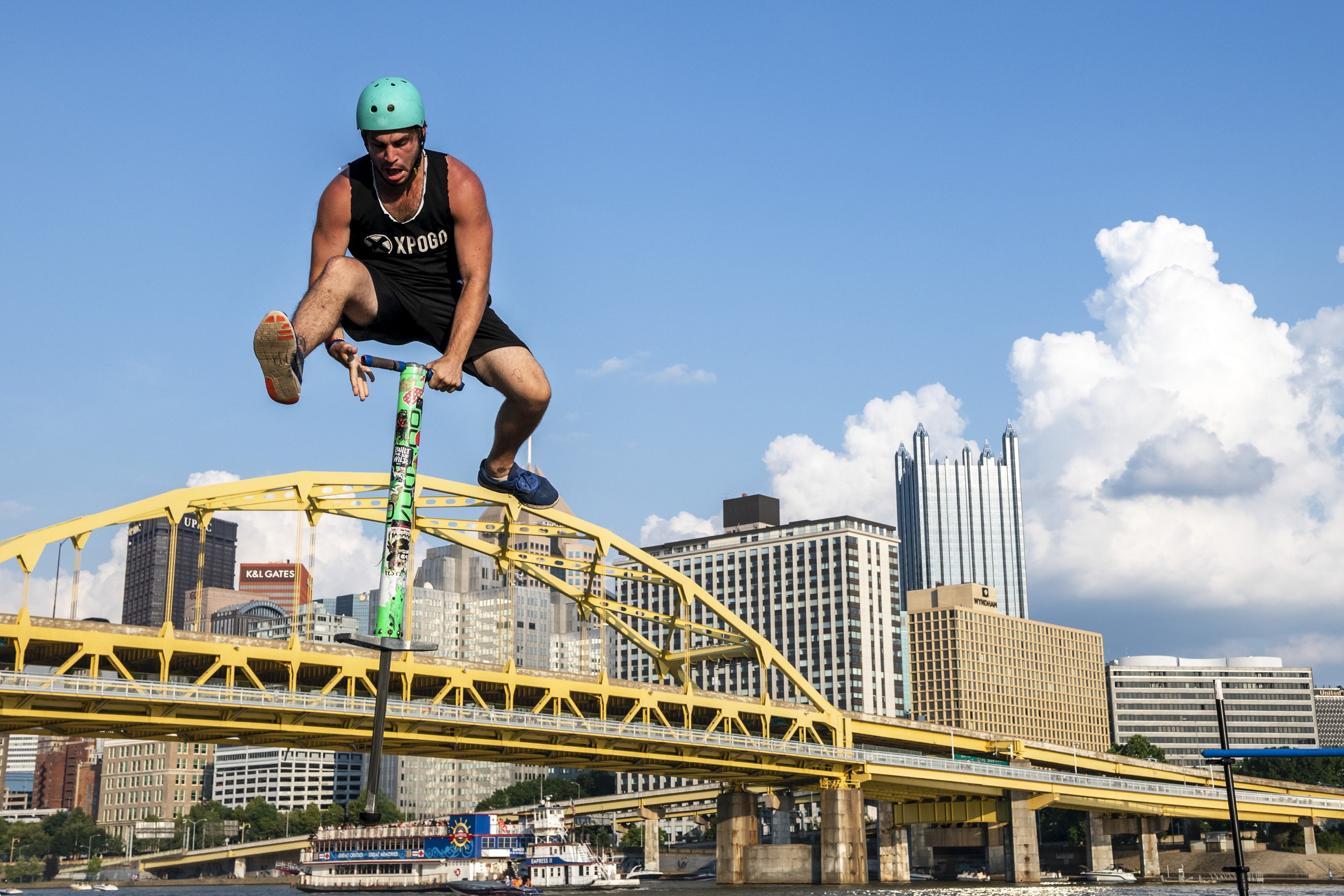 extreme pogo stick jumping