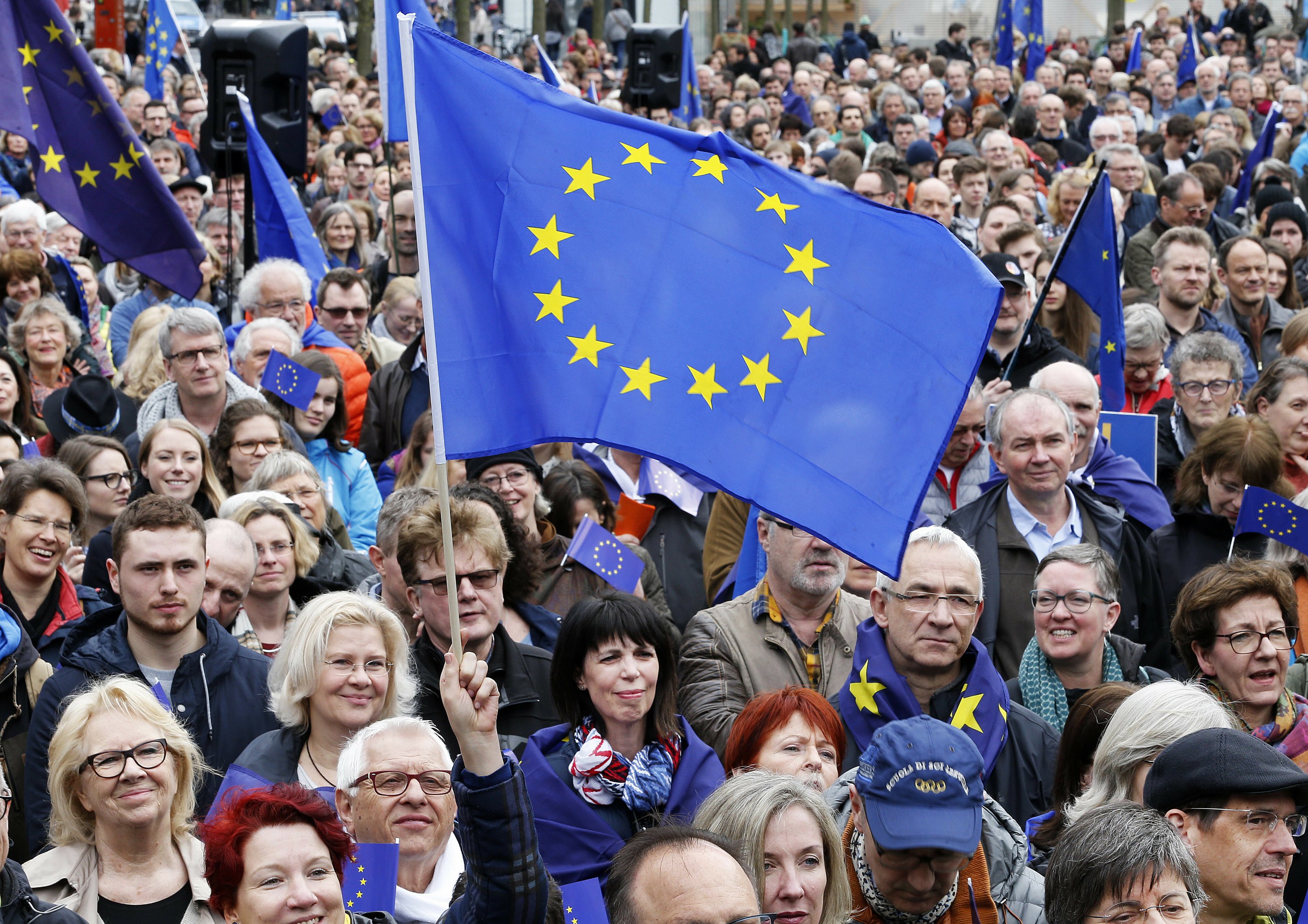 Thousands join rallies pro-Europe rallies across Germany | AP News