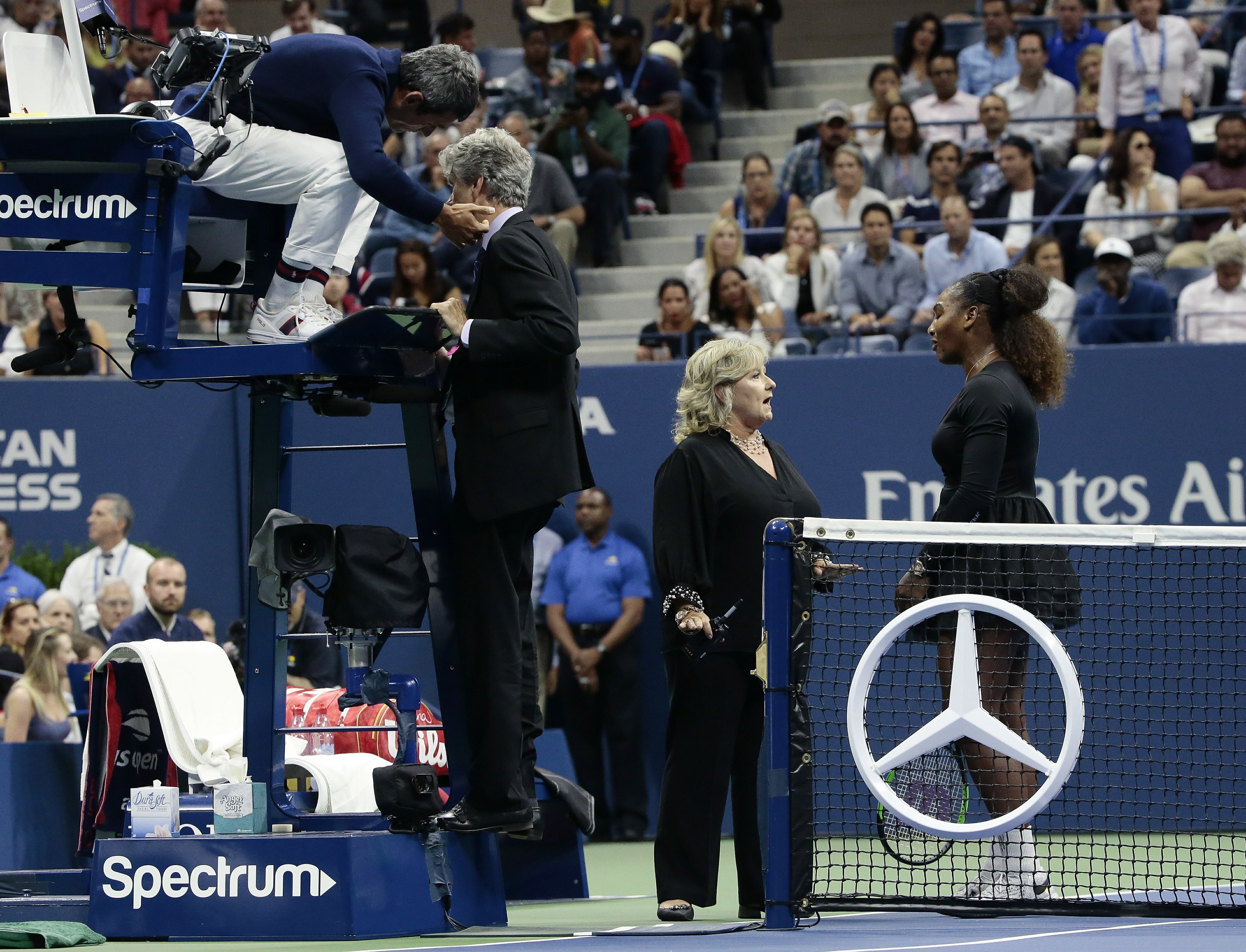 US Open chair umpire Carlos Ramos says he is 'fine' AP News